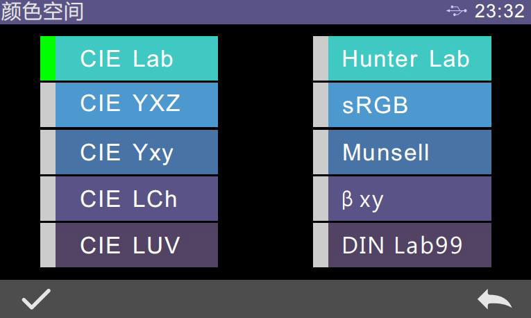 色差仪常用颜色空间CIELuv、CIELab、CIELch