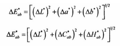 CIELab（Lch）色差公式
