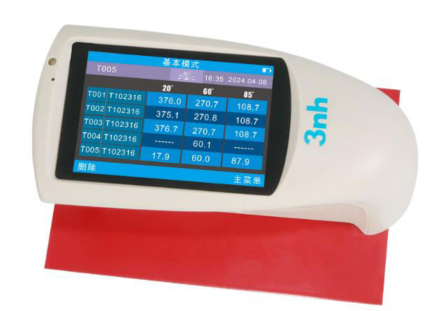 光泽度仪测量低光泽和高光泽材料用哪个角度？