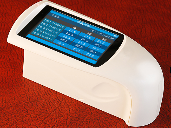 高光泽和低光泽样品测量分别用光泽度仪哪个角？