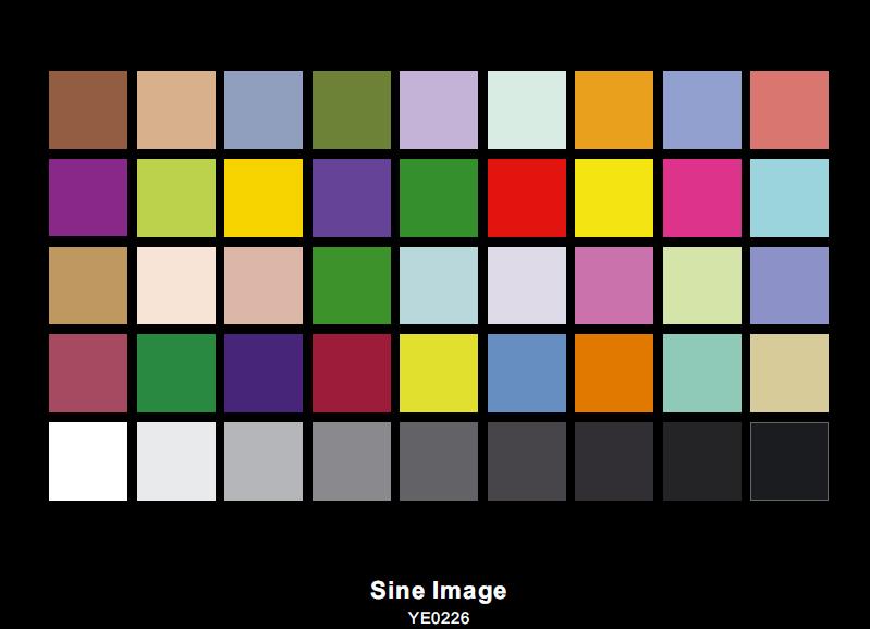 色彩还原测试卡