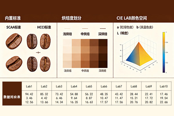 三恩时可以直接测量咖啡SCAA、HCCI、咖啡烘培度仪器是哪个？